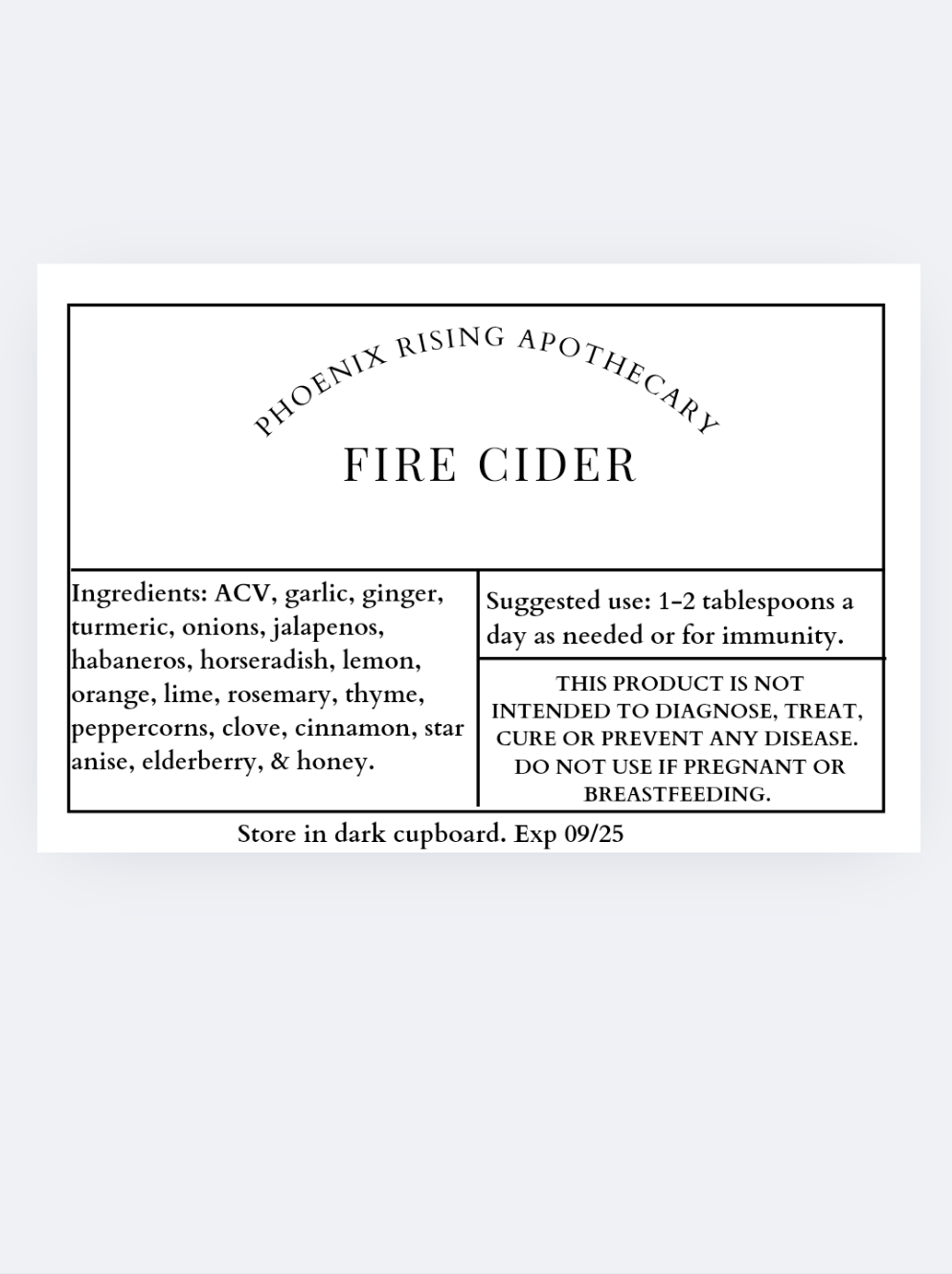 Fire cider