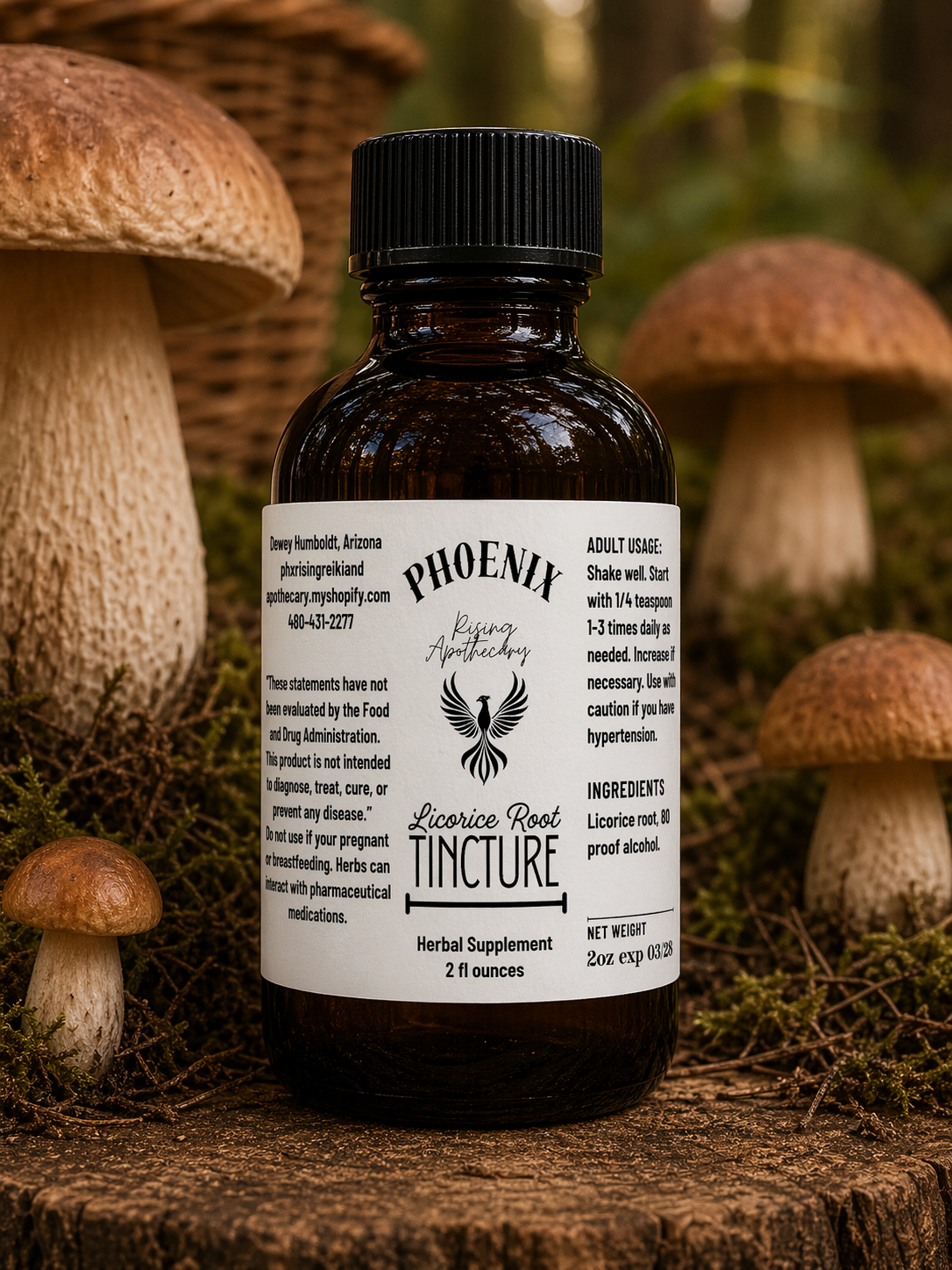 Licorice root tincture
