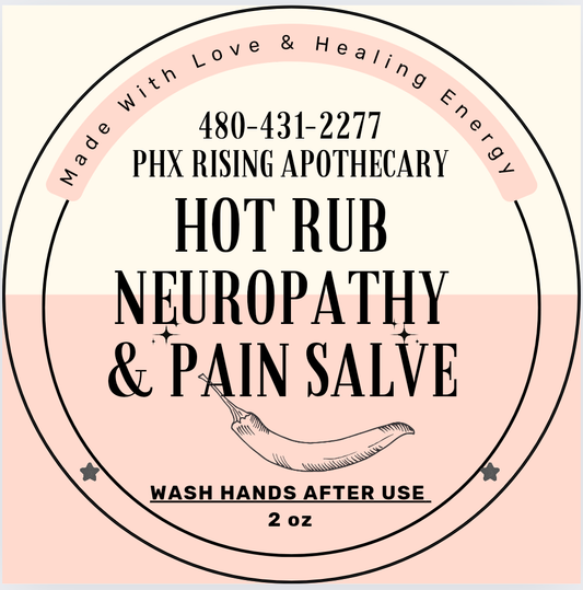 2xDouble strength Hot rub neuropathy pain salve